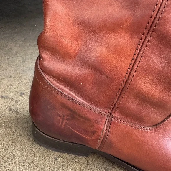 Frye Boots Melissa Button in Cognac size 7 no box - Picture 3 of 10